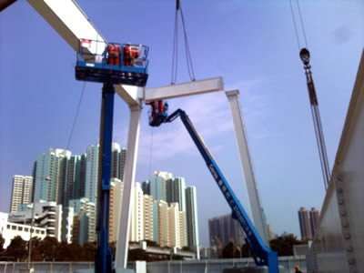 installation of a 30t gantry crane
