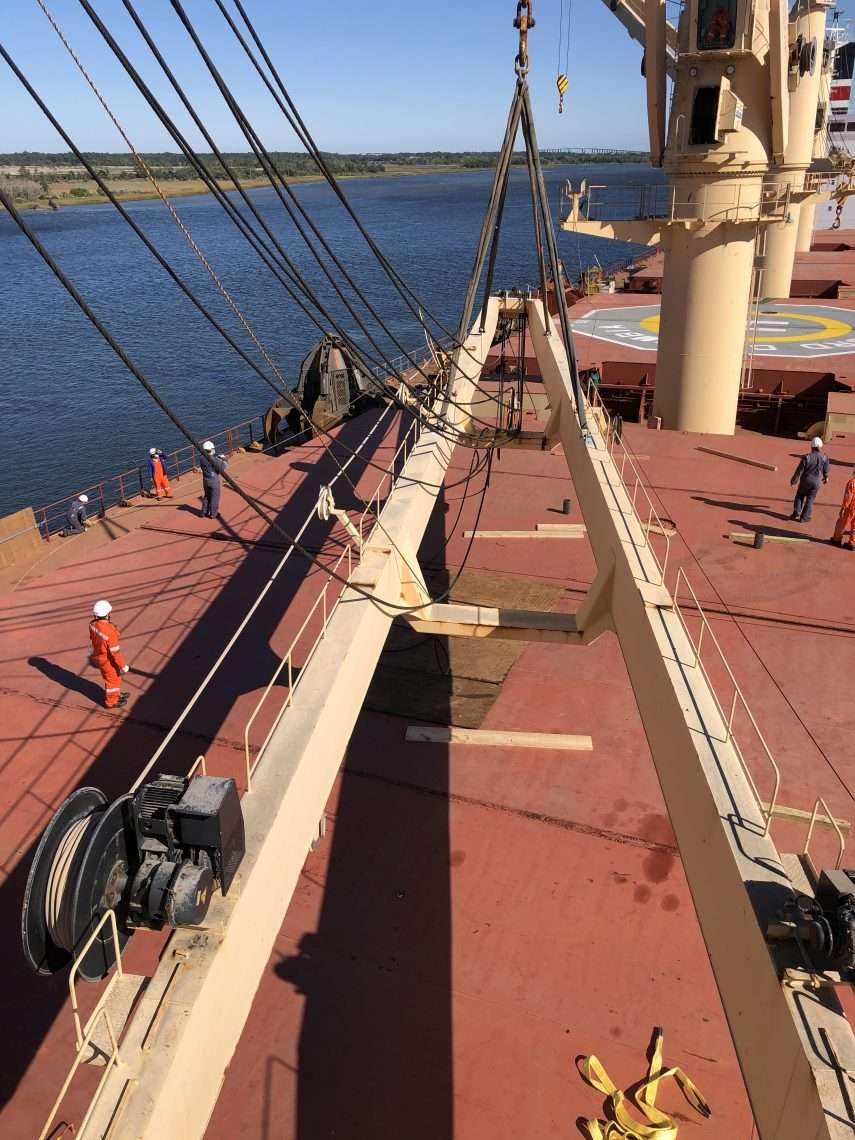 Deck Crane Boom Repairs in South Carolina