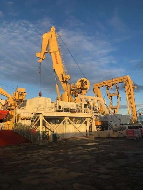 A-Frame installation at A&P Tyne